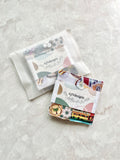 Set of 4 thick fabric coasters