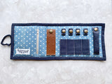 Roll up jewellery pouch