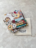 Set of 4 thick fabric coasters