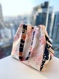 Two toned tote bag