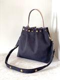 Button Fuji bag - Black canvas