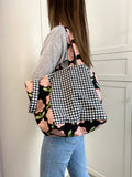 Two toned tote bag