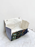 Tissue box cover - mixed dark blue