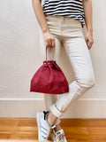 Button Fuji bag - Red