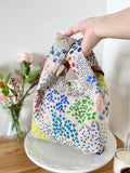 Mini Shopper with leather strap