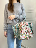 Two toned tote bag