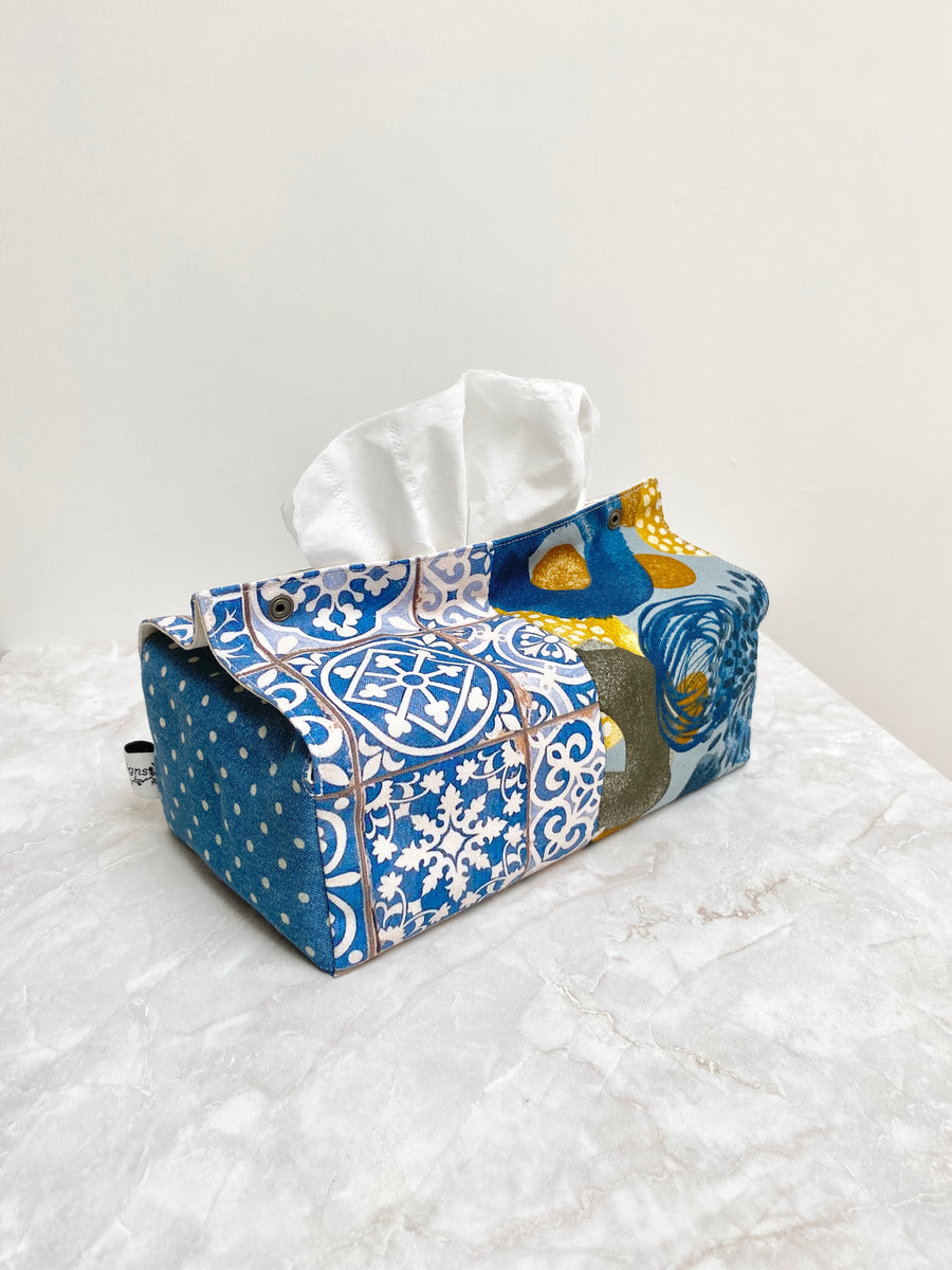 Oriental tissue store box cover