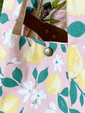 Mini Shopper with leather strap