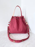 Button Fuji bag - Red