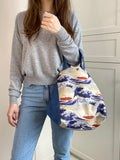 Two toned tote bag