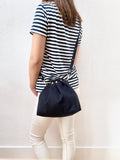 Button Fuji bag - Black canvas
