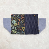 Tissue box cover - mixed dark blue