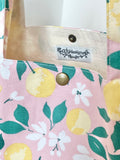 Mini Shopper with leather strap