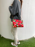 Expandable cross-body duo bag