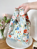 Mini Shopper with leather strap