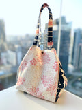 Two toned tote bag