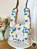 Mini Shopper with leather strap