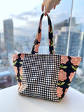 Two toned tote bag