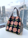 Two toned tote bag