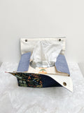 Tissue box cover - mixed dark blue