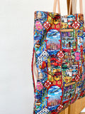 Reversible tote bag