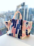 Two toned tote bag