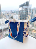 Two toned tote bag