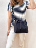 Button Fuji bag - Black canvas