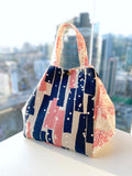 Two toned tote bag