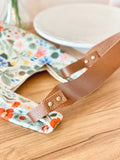 Mini Shopper with leather strap