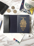 Leather passport sleeve - PS02