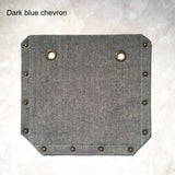 Small cube bag additional fabric sides