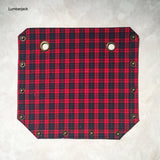 Small cube bag additional fabric sides