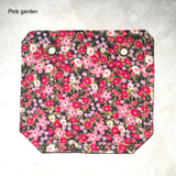 Small cube bag additional fabric sides