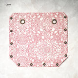 Small cube bag additional fabric sides