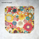 Small cube bag additional fabric sides