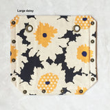 Small cube bag additional fabric sides