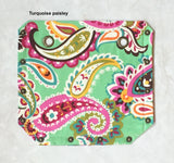 Small cube bag additional fabric sides