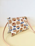 Expandable cross-body duo bag