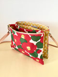 Expandable cross-body duo bag