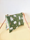 Expandable cross-body duo bag