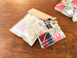 Set of 4 thick fabric coasters