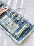 Roll up jewellery pouch