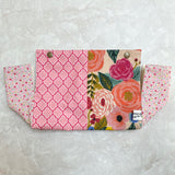 Tissue box cover - mixed pink