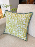 Two sided square cushion cover