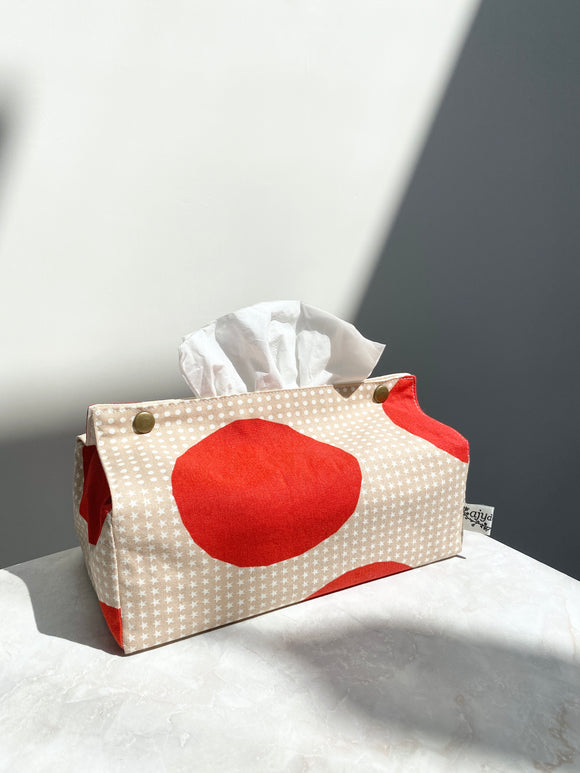 Tissue box cover - Red dot