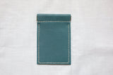 Leather flex frame card wallet
